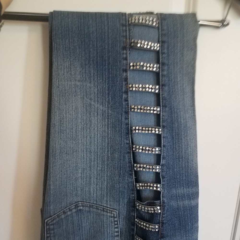 Platinum Plush Jeans Mid-Rise Bootcut